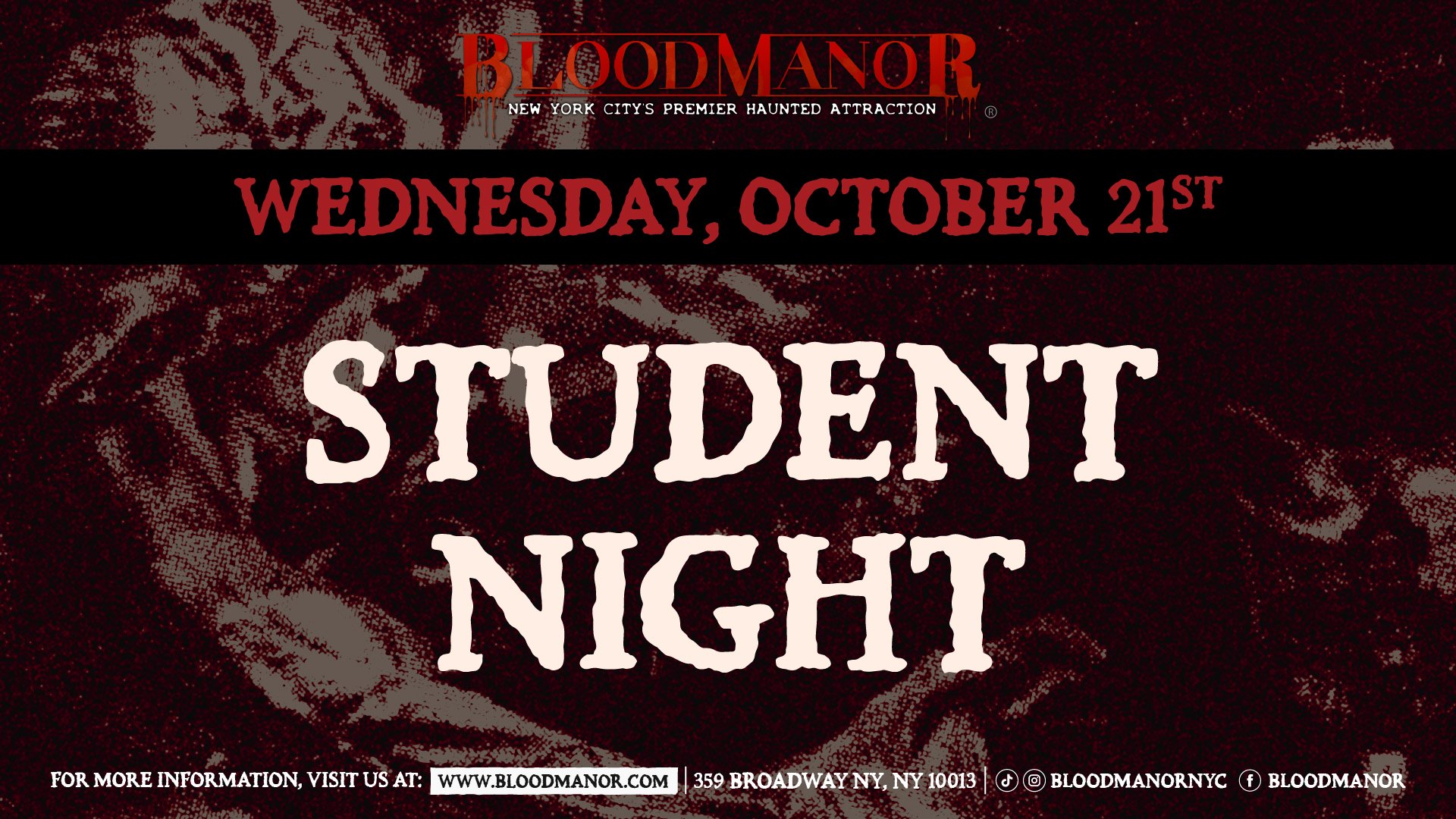 Student Night | October 21st
