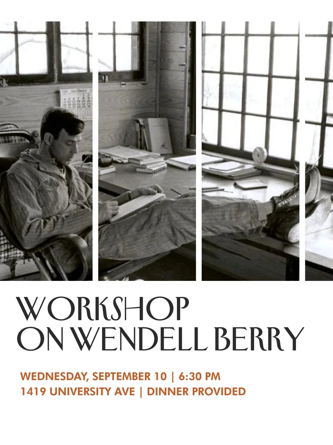 Do you love poetry? Nature? Literature? Kentucky? If you said yes to any of these things&mdash;you will love this workshop! 

Join us as we partner with @blueridgecenter to host a workshop on Wendell Berry and hear from two men who have found ways to