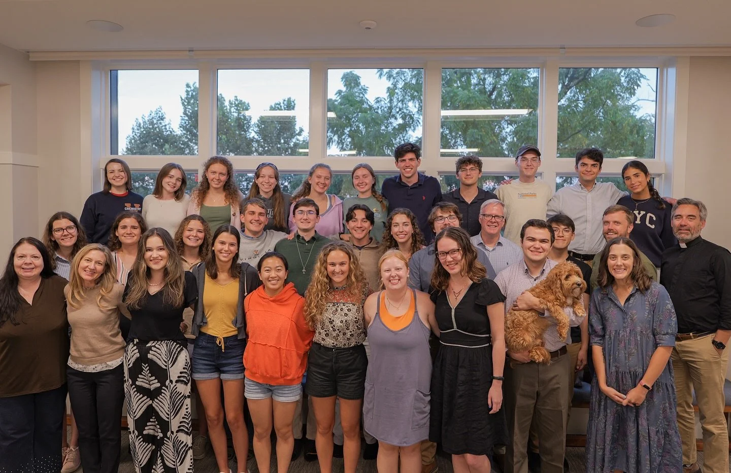 Gospel-centered Community 🤝 the Study Center 

Every year we host a dinner at the beginning of the year with our interns, staff, and residents. It is so special to be a part of a community committed to loving and serving one another&mdash;and any wh