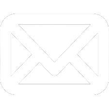 Icon of a white envelope on a black background, representing email.