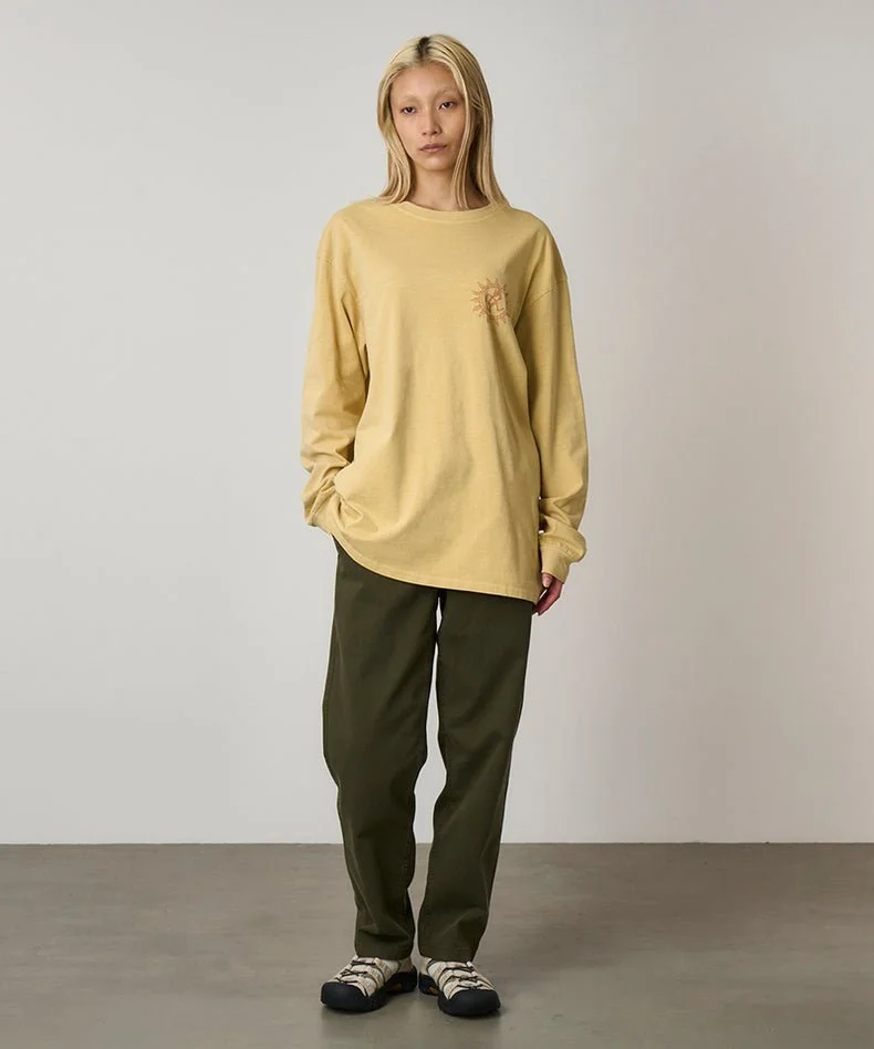 Gramicci-G5FU-T087_MUSTARDPIGMENT_unisex-t-shirt-model_U1.jpg