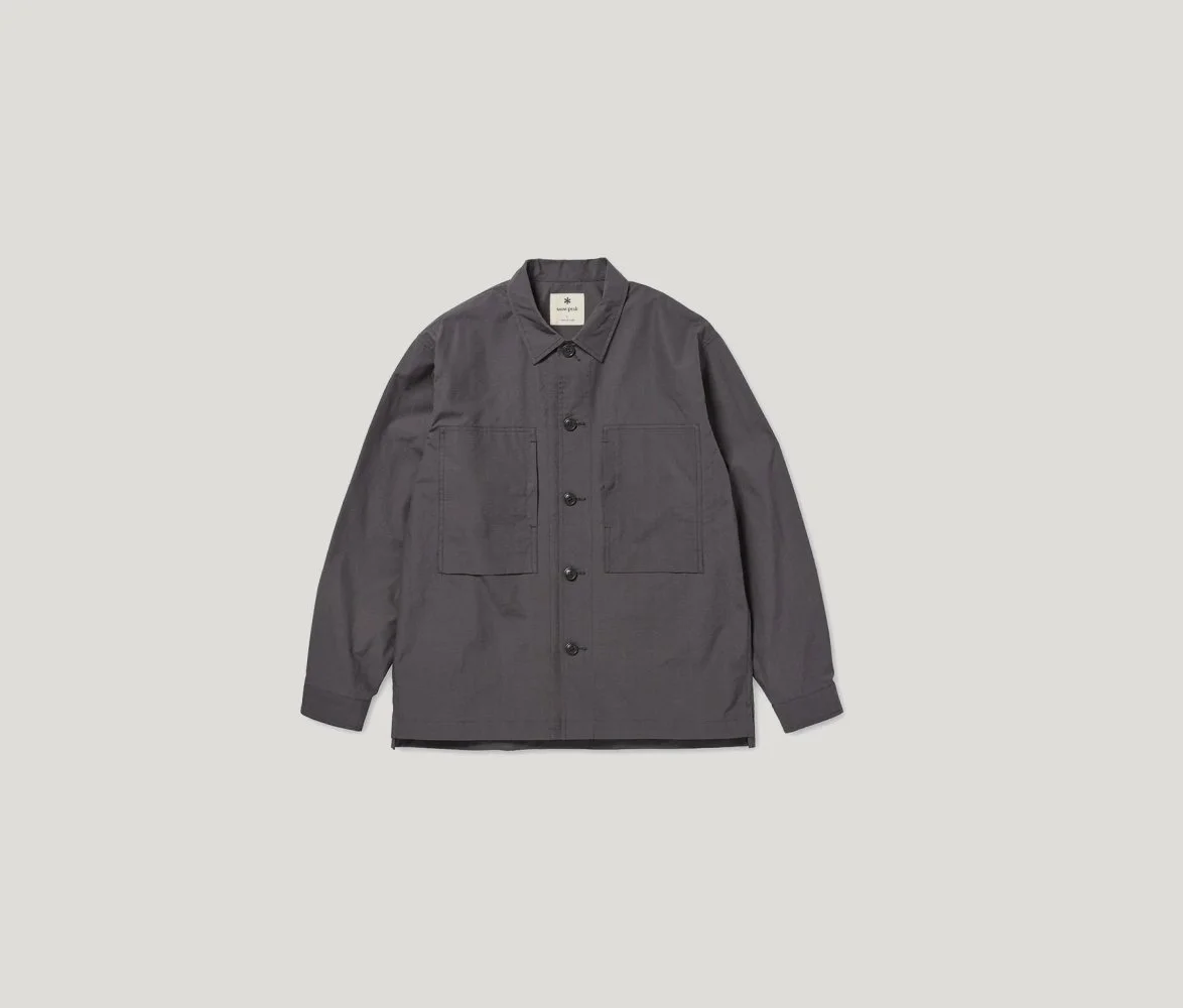 Cotton Ripstop Shirt in Charcoal