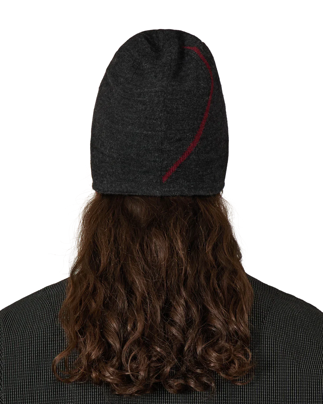 ROA Logo Wool Beanie in Anthracite — FIELD THEORY