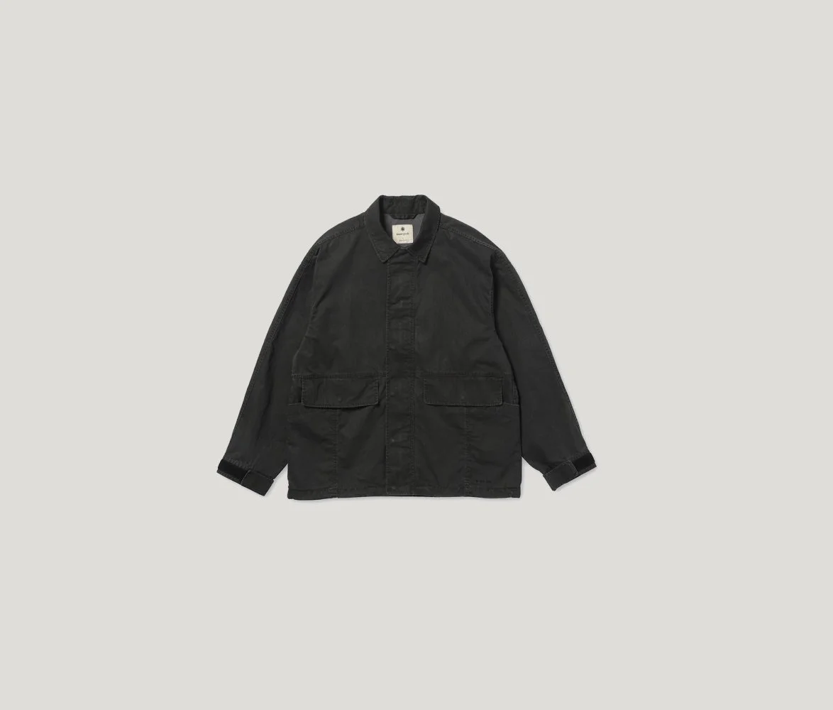 Pigment Washed Jacket in Charcoal