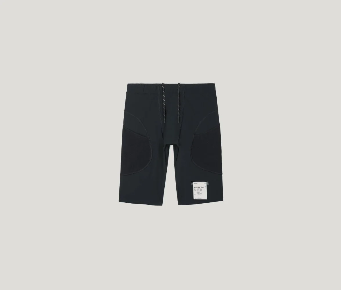 TechSilk Evo 9" Half Tights in Black