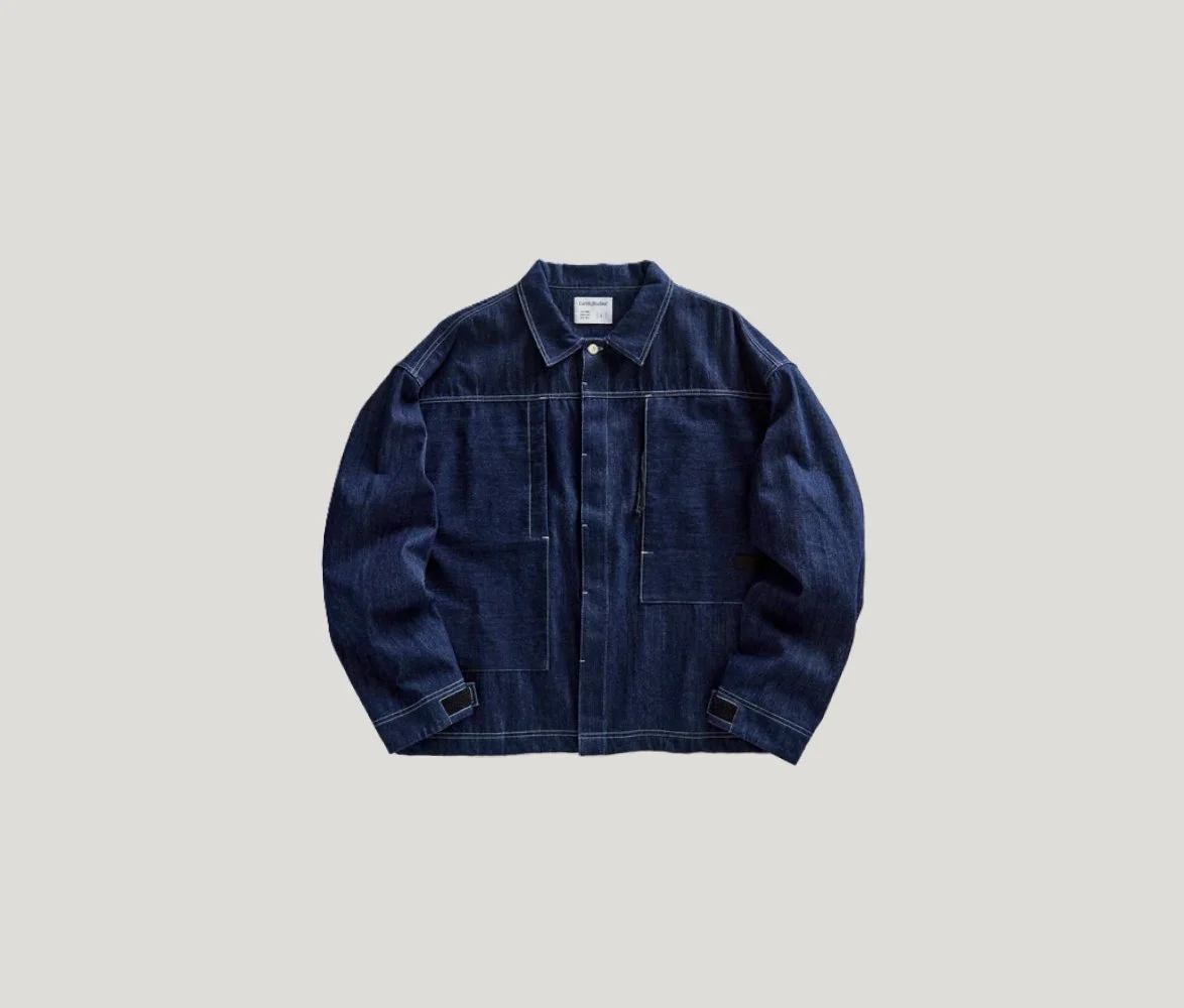 MS-120 Shift Jacket in Denim