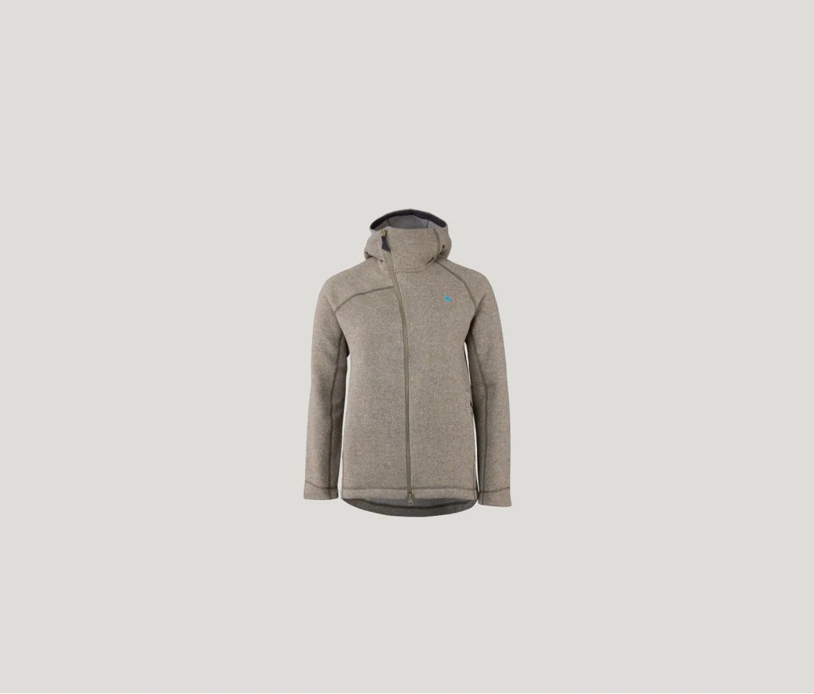 W Balder 2.0 Zip Hoodie in Light Olive