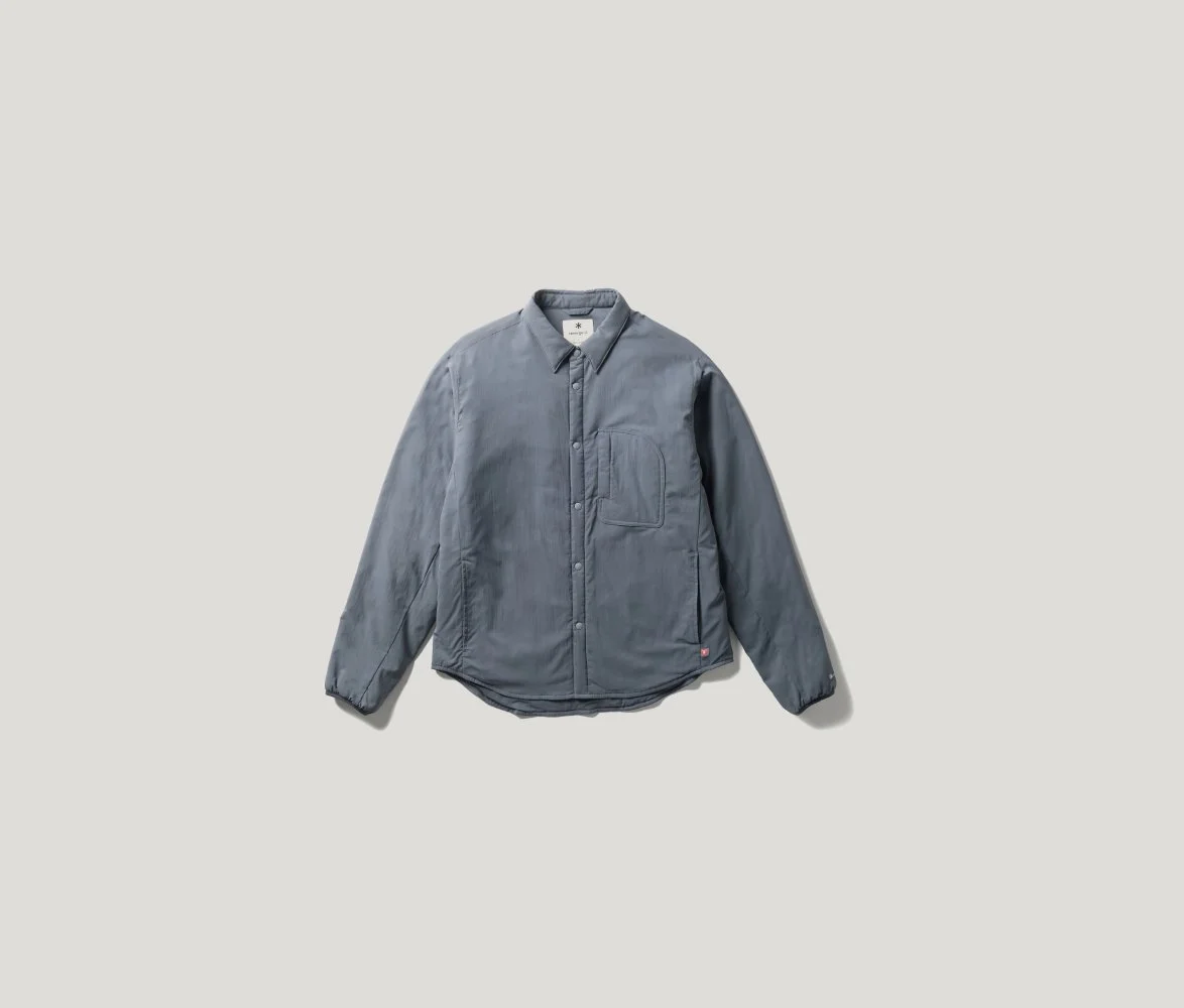 Flexible Insulated Shirt in Charcoal