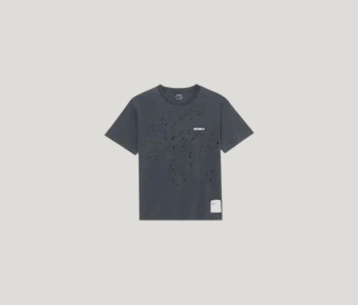 MothTech T-Shirt in Aged Black