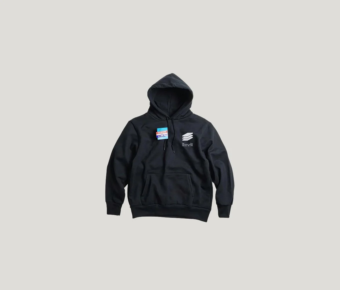3L Logo Camber Hoodie in Black