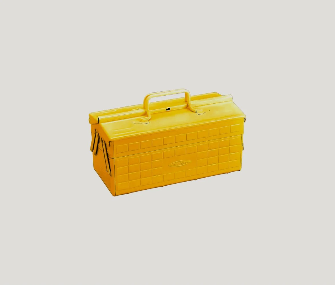 ST-350 Steel Toolbox with Cantilever Lid in Yellow