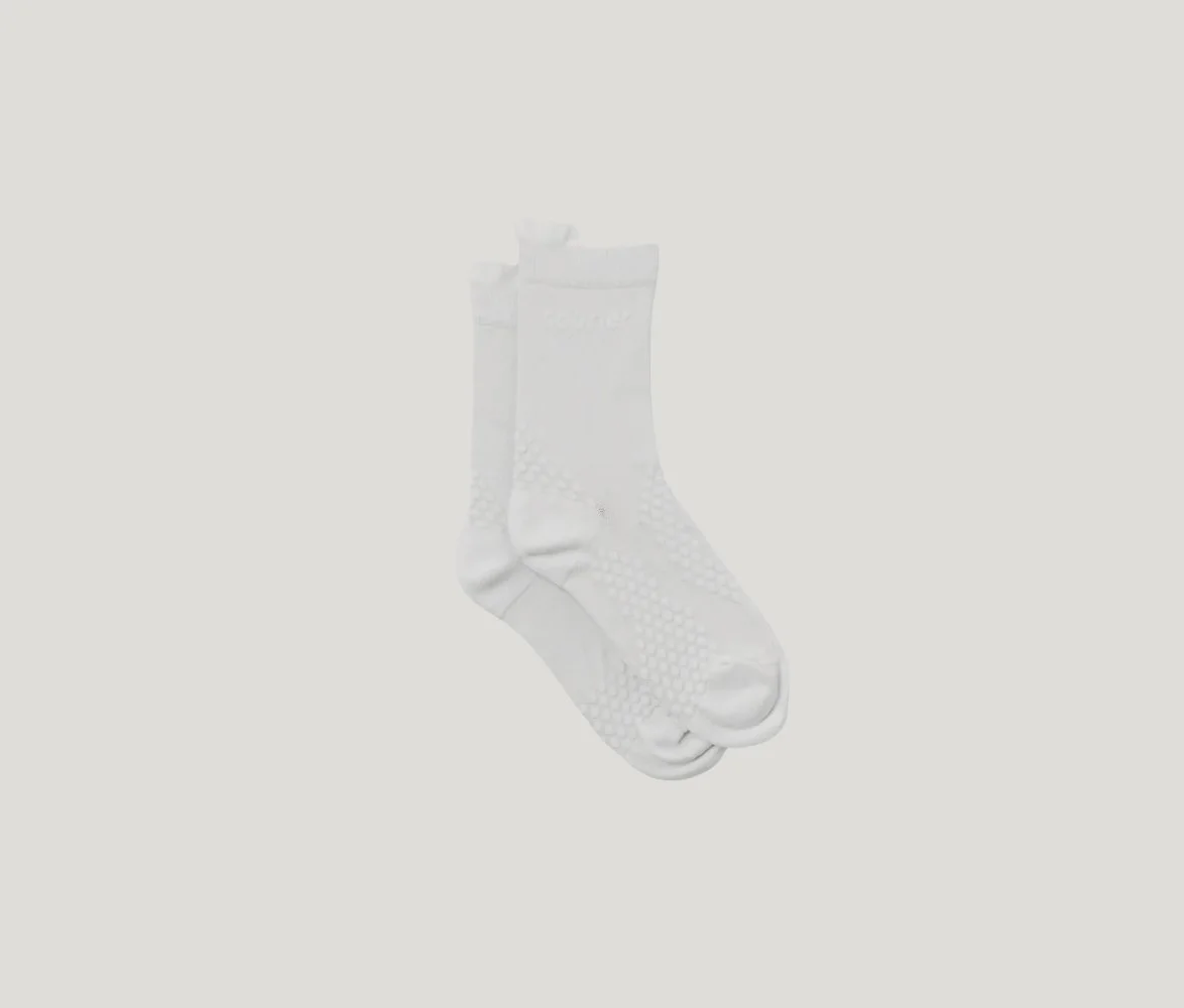 HiFi Crew Sock - White