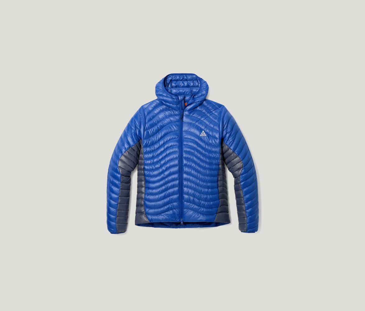 Men's ACG Lava Flow UL Down Jacket in Old Royal/Gridiron/White