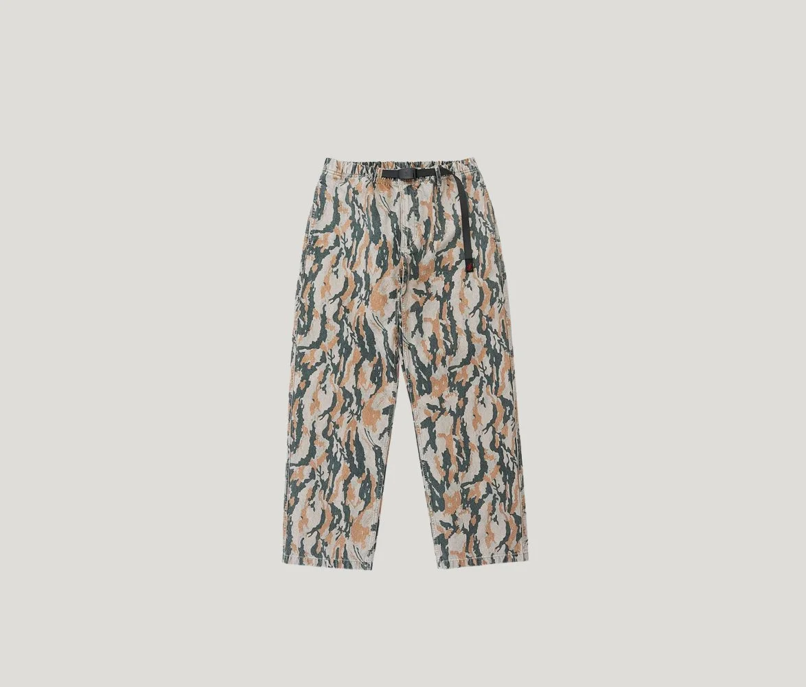 Denim Gramicci Pant Straight Fit in Bark Camo
