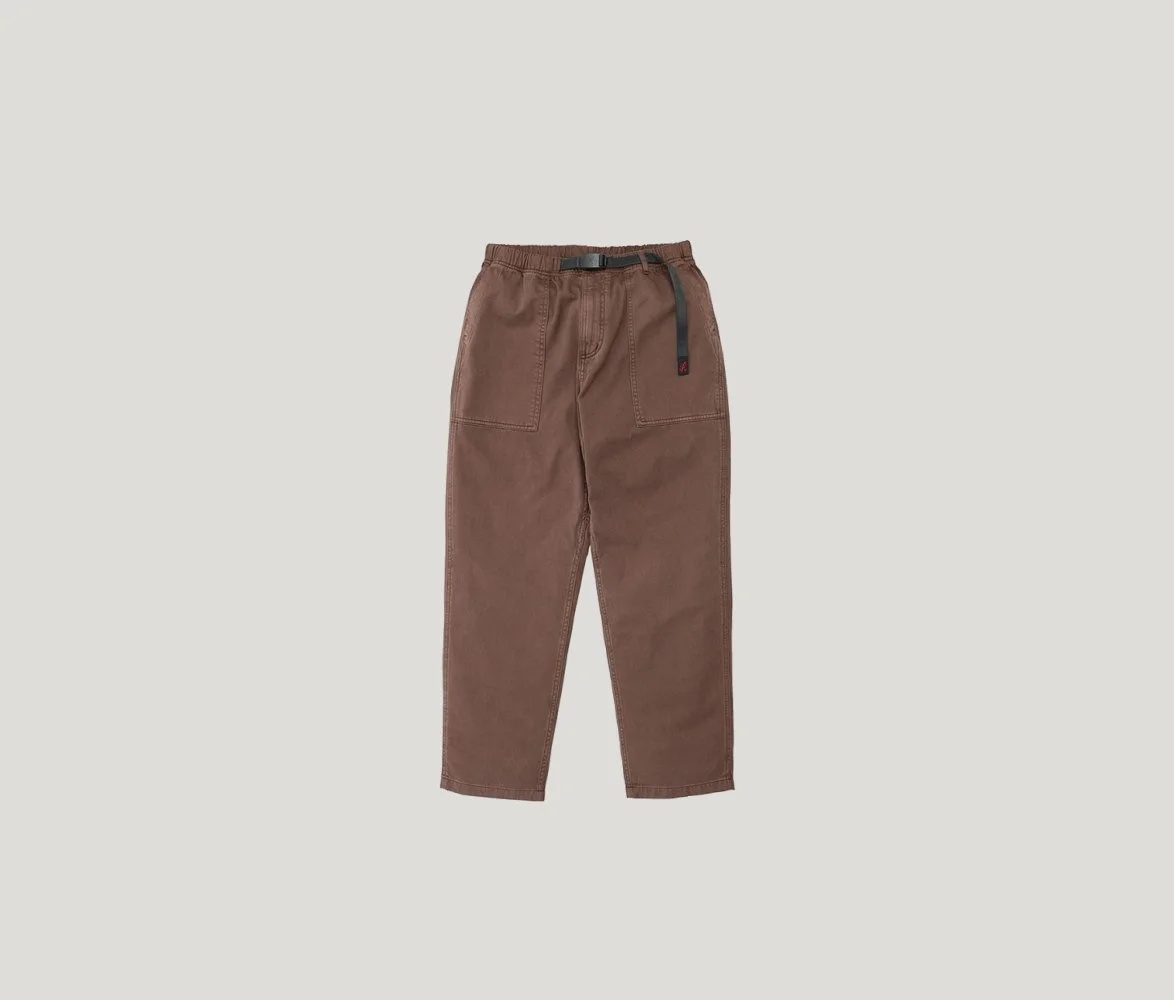 Loose Tapered Ridge Pant in Brown Pigment