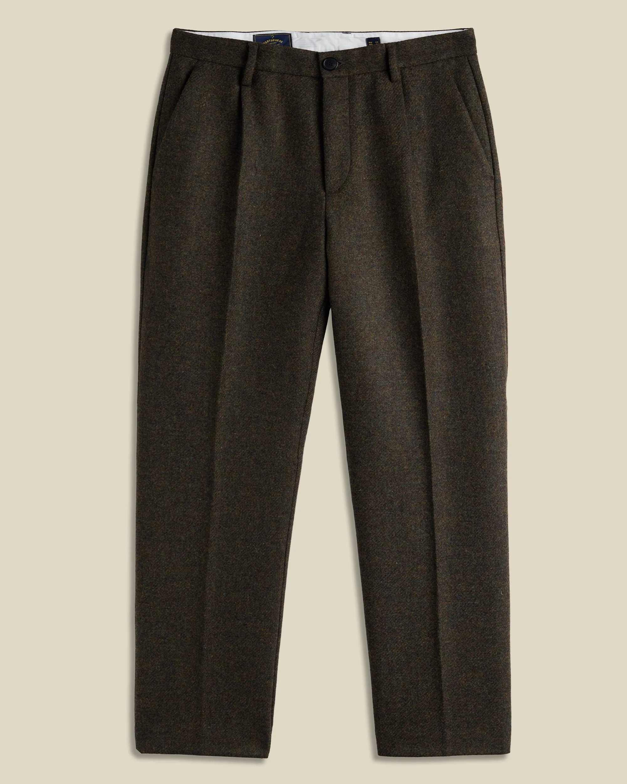 SINGLE PLEAT TROUSERS - FOREST GREEN 0001.jpg