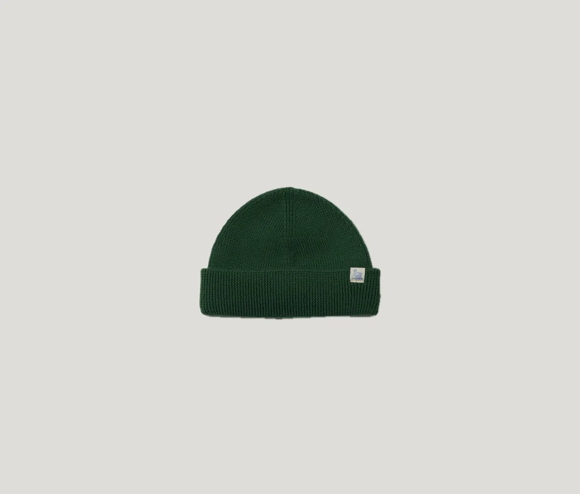 Merino Watch Cap in Moss