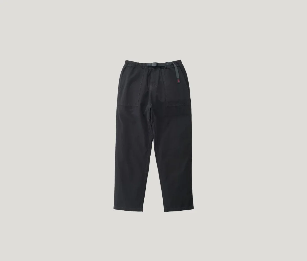 Loose Tapered Ridge Pant in Black
