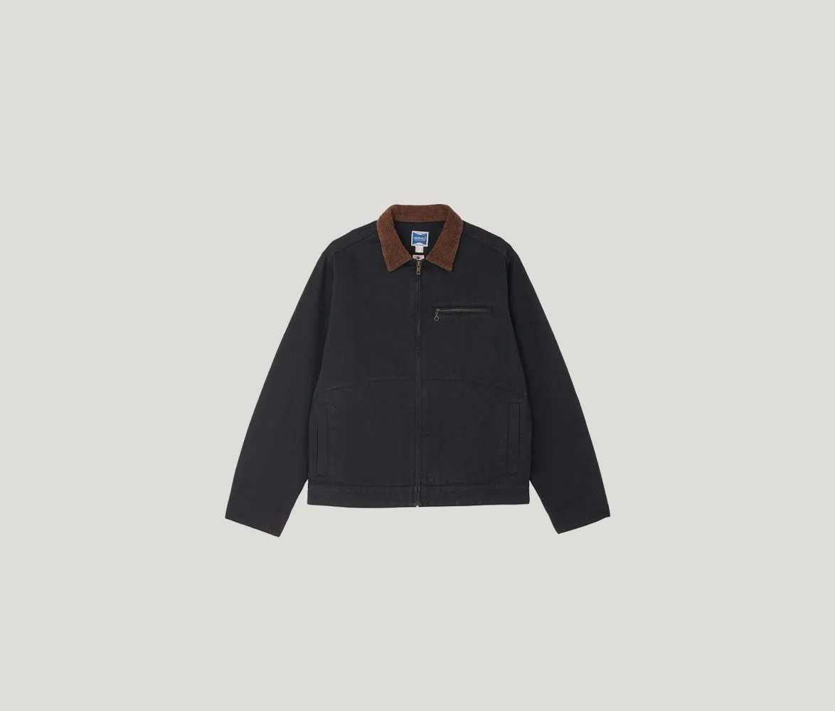 Japanese Denim Trucker in True Black