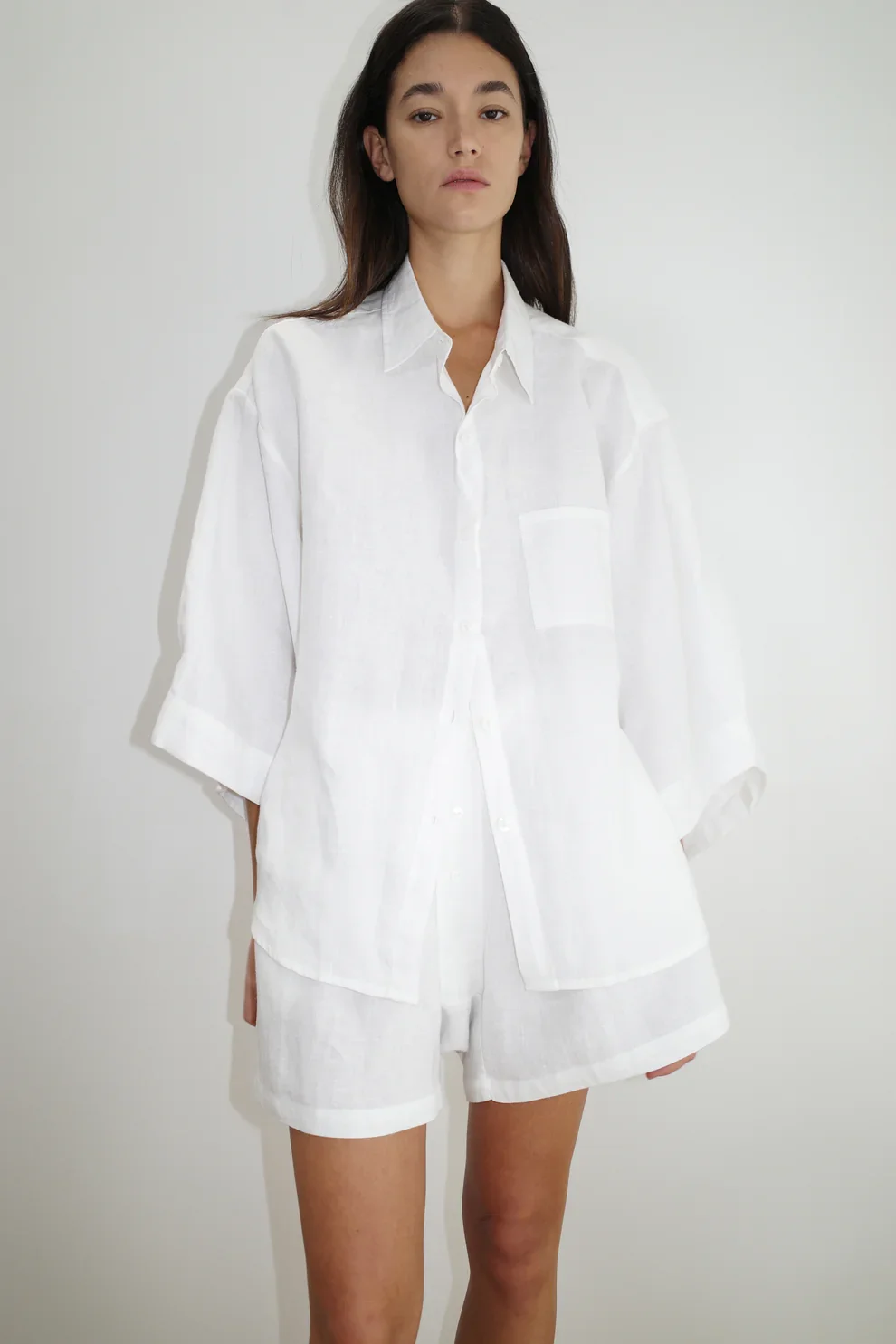 Set Shirt in White