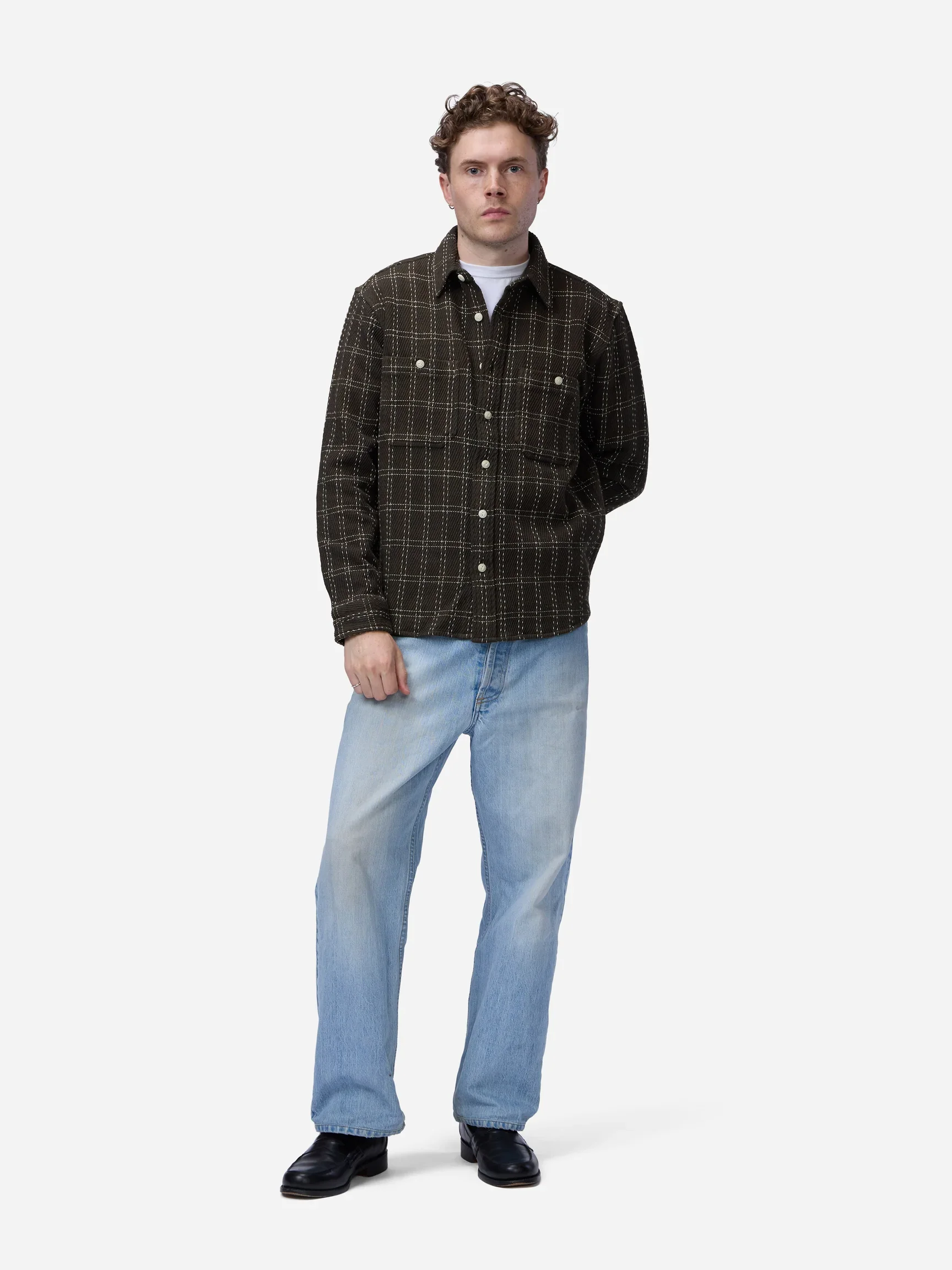 3S-FW26_UTILITY_FLANNEL_EPSRESSO_TWILL_FRONT_FULLBODY_ONBODY.webp