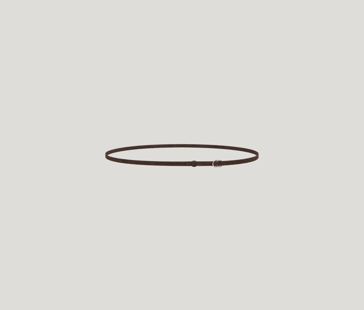 Ring Belt in Dark Brown