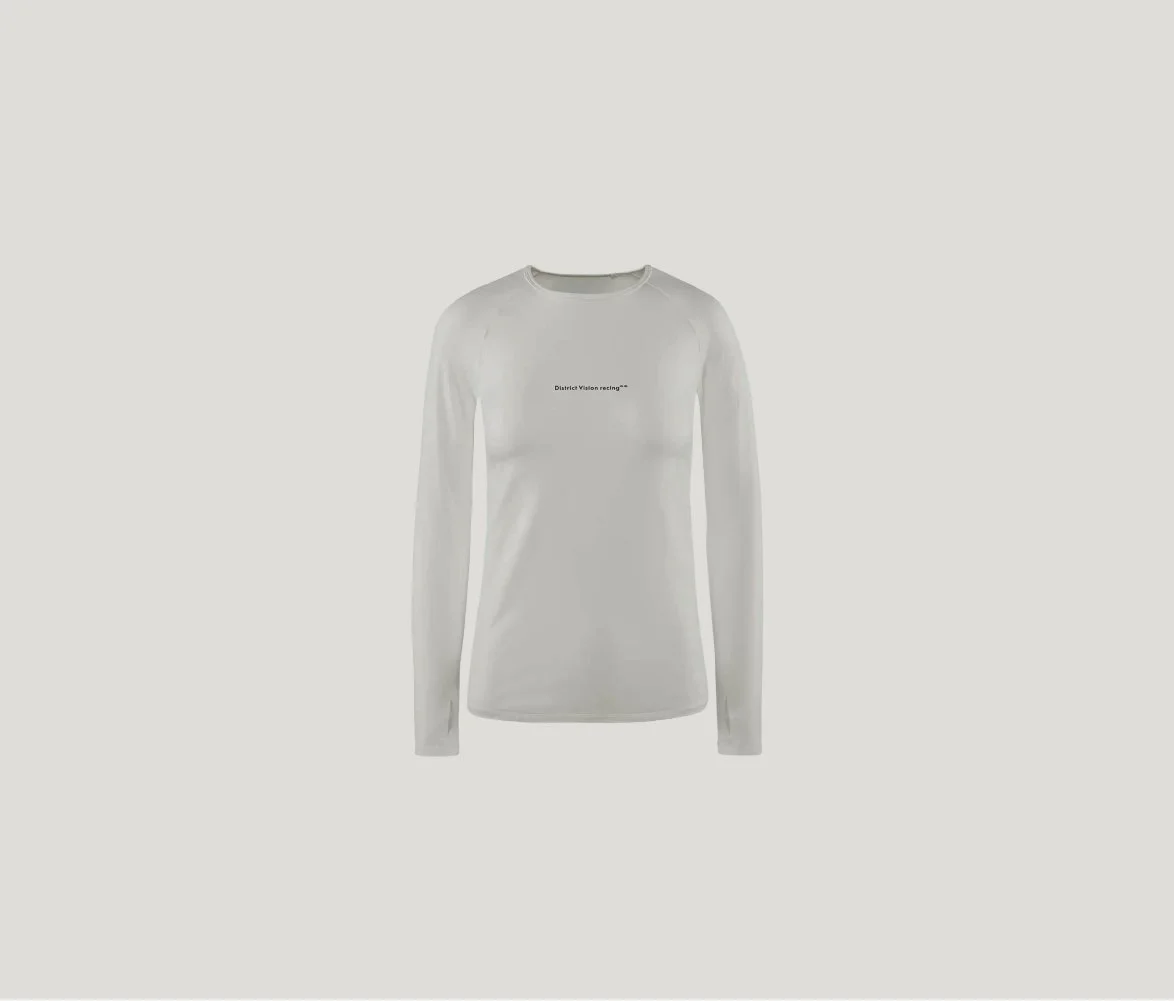 Ultralight Aloe Long Sleeve Fitted Tee in Mist