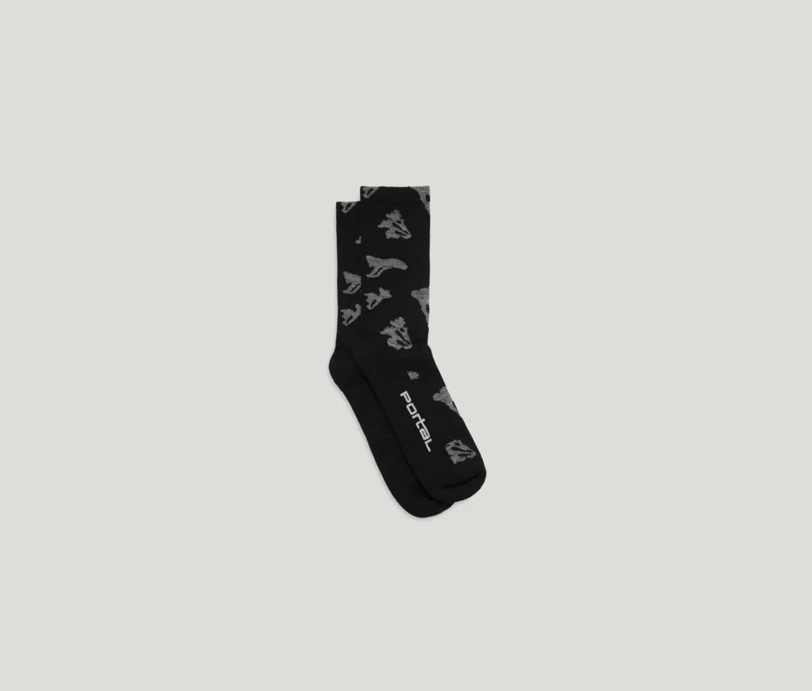 Ritual Merino Sock in Black Beauty