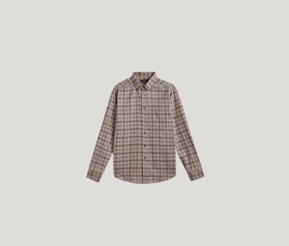 Cedar Shirt in Brown/Blue