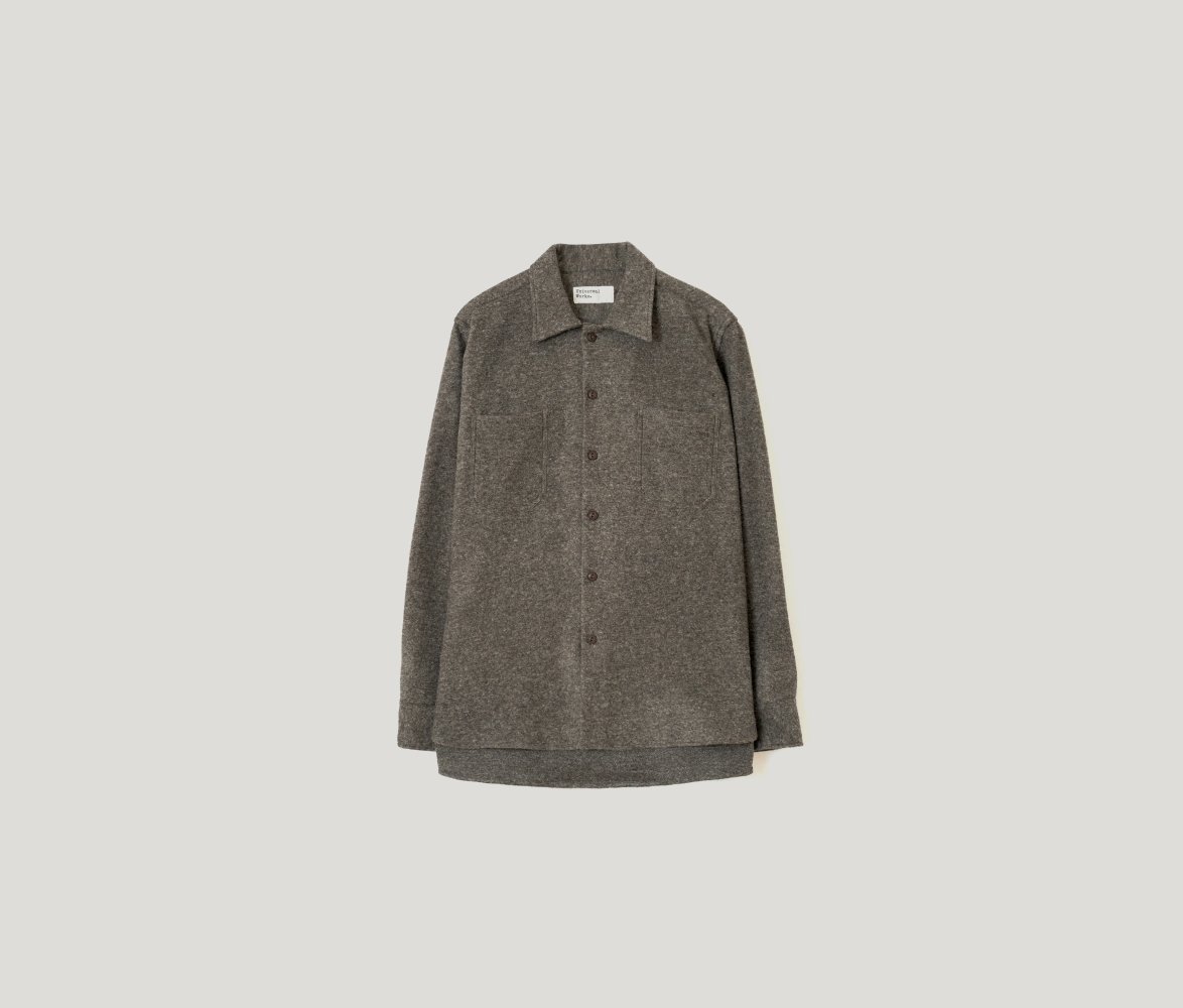 Work Shirt in Dam Marl Mid Brown