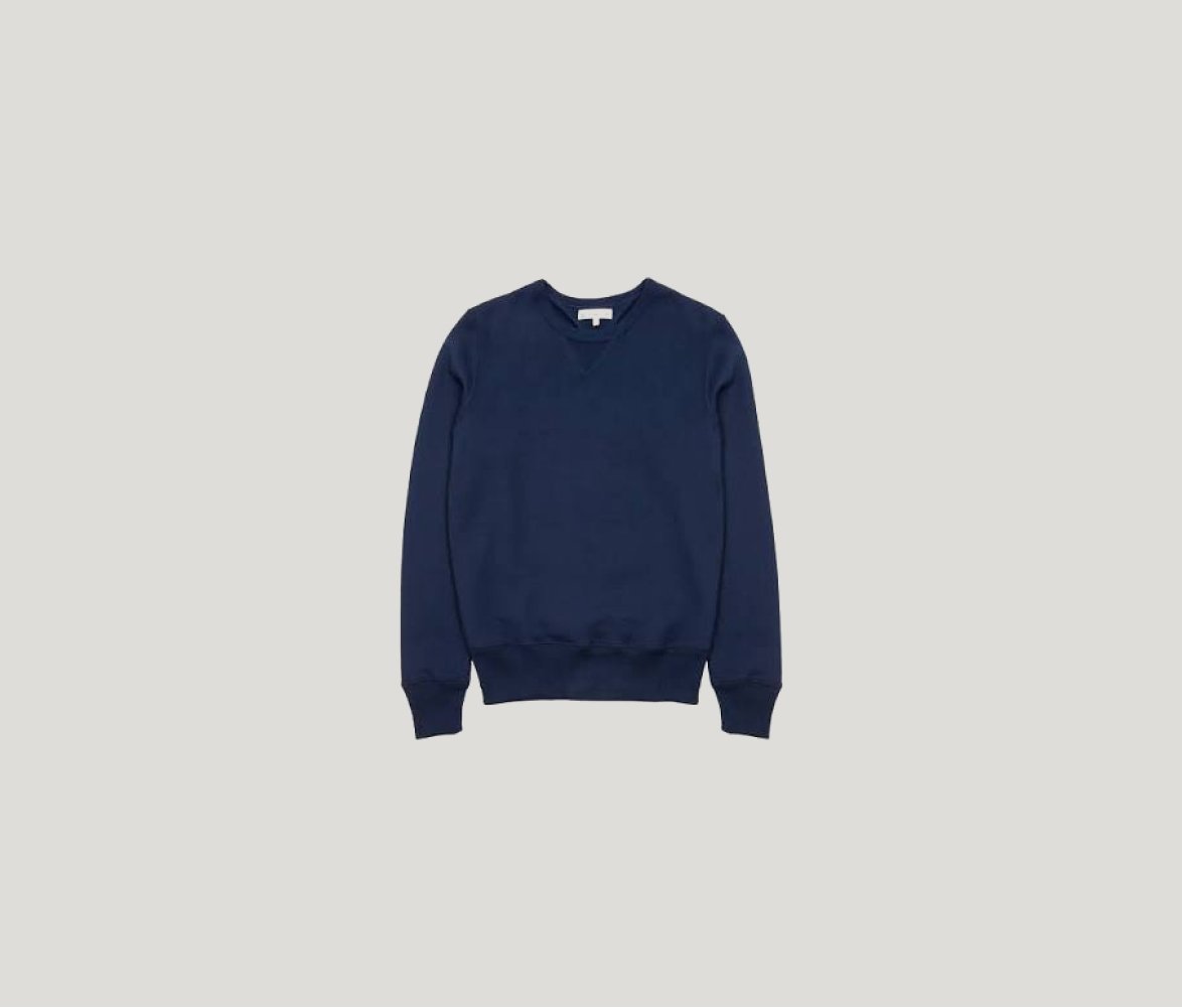 Vintage Machine Sweatshirt in Ink Blue