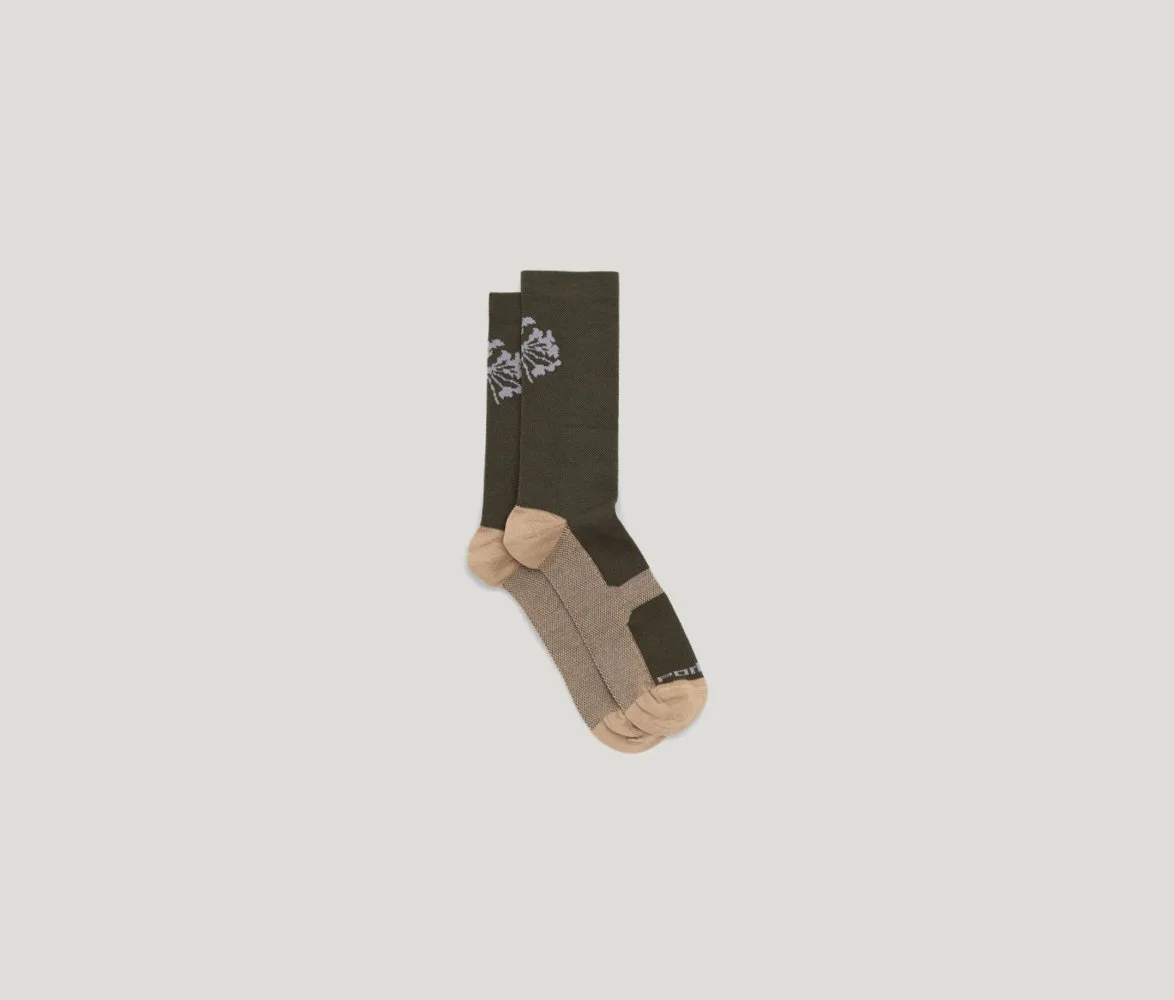Pattern Active Sock in Dusky Green