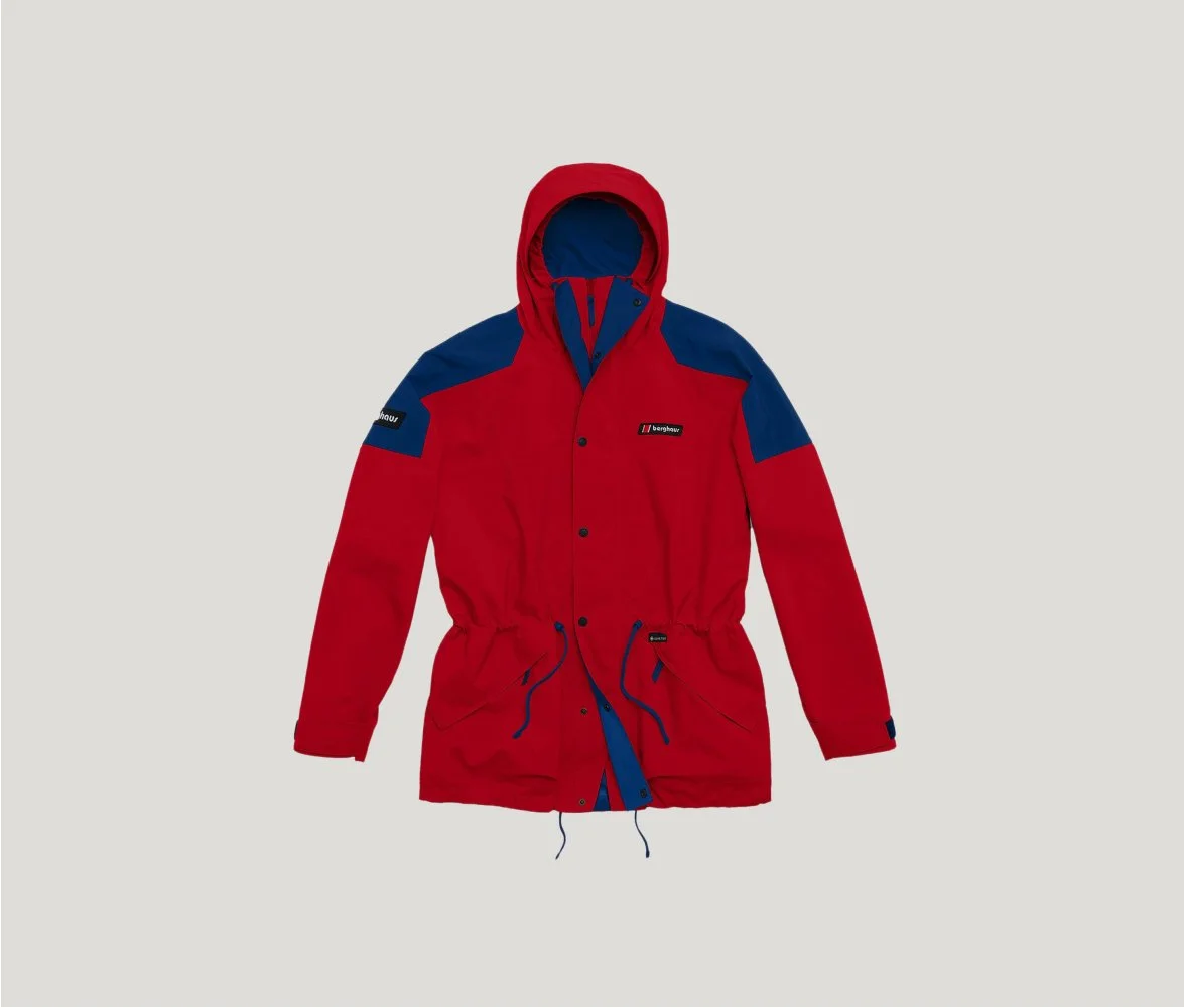Meru Mountain Jacket in Red + Blue