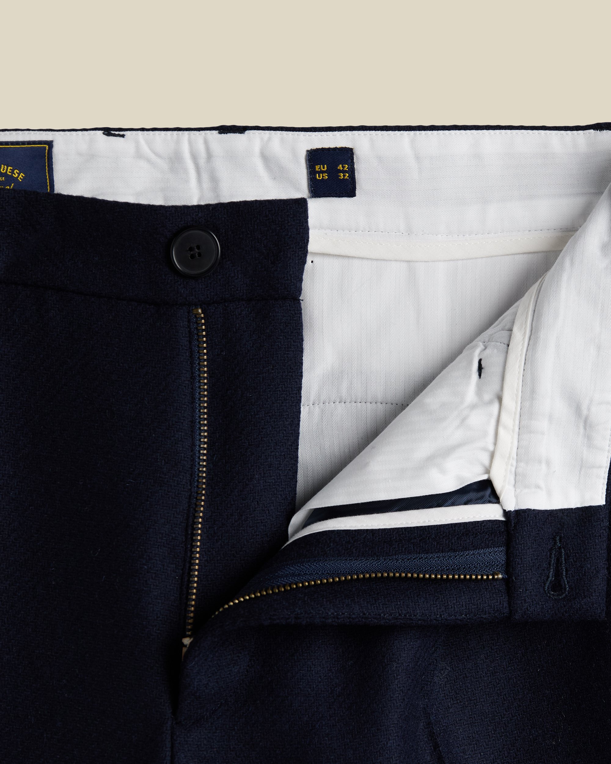 NAVY SINGLE PLEAT TROUSERS_ 2.JPG