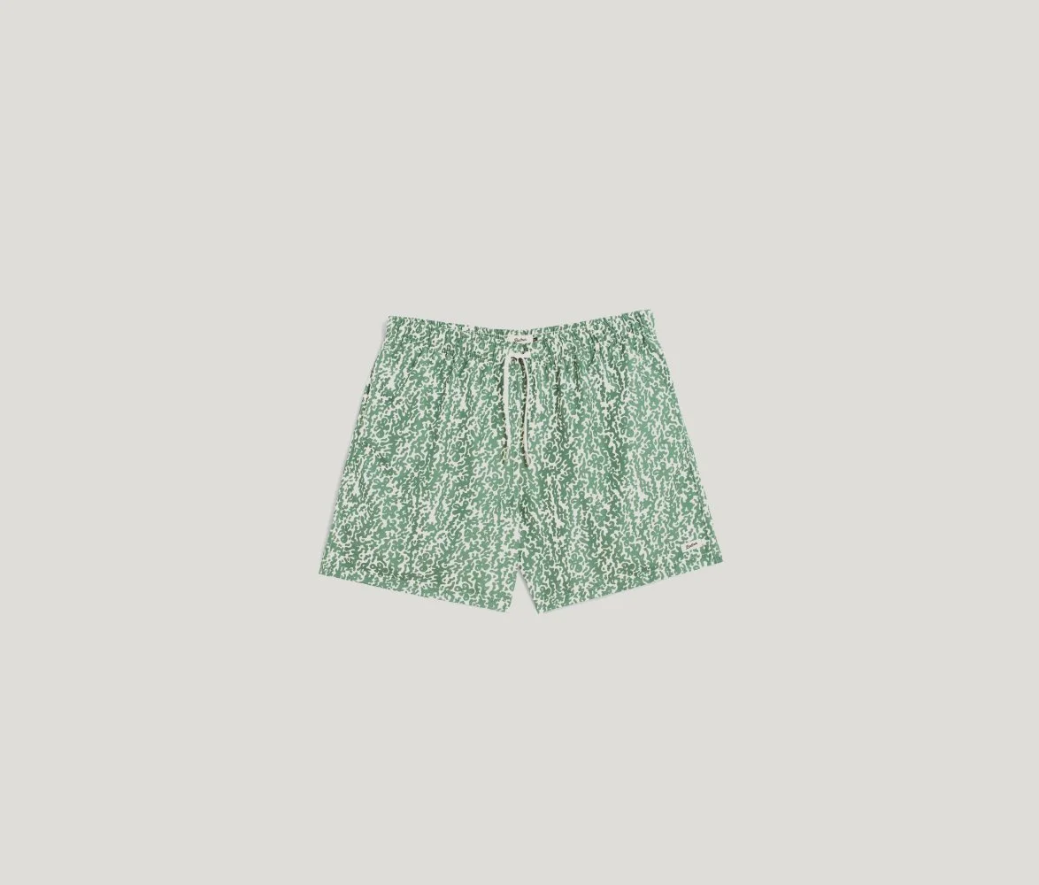Thyme Tropic Camo Swim Trunks
