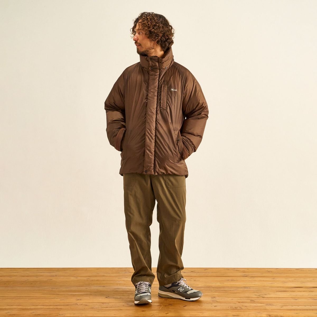 Aurora Tex Light Utility Down Jacket in Coyote — FIELD THEORY