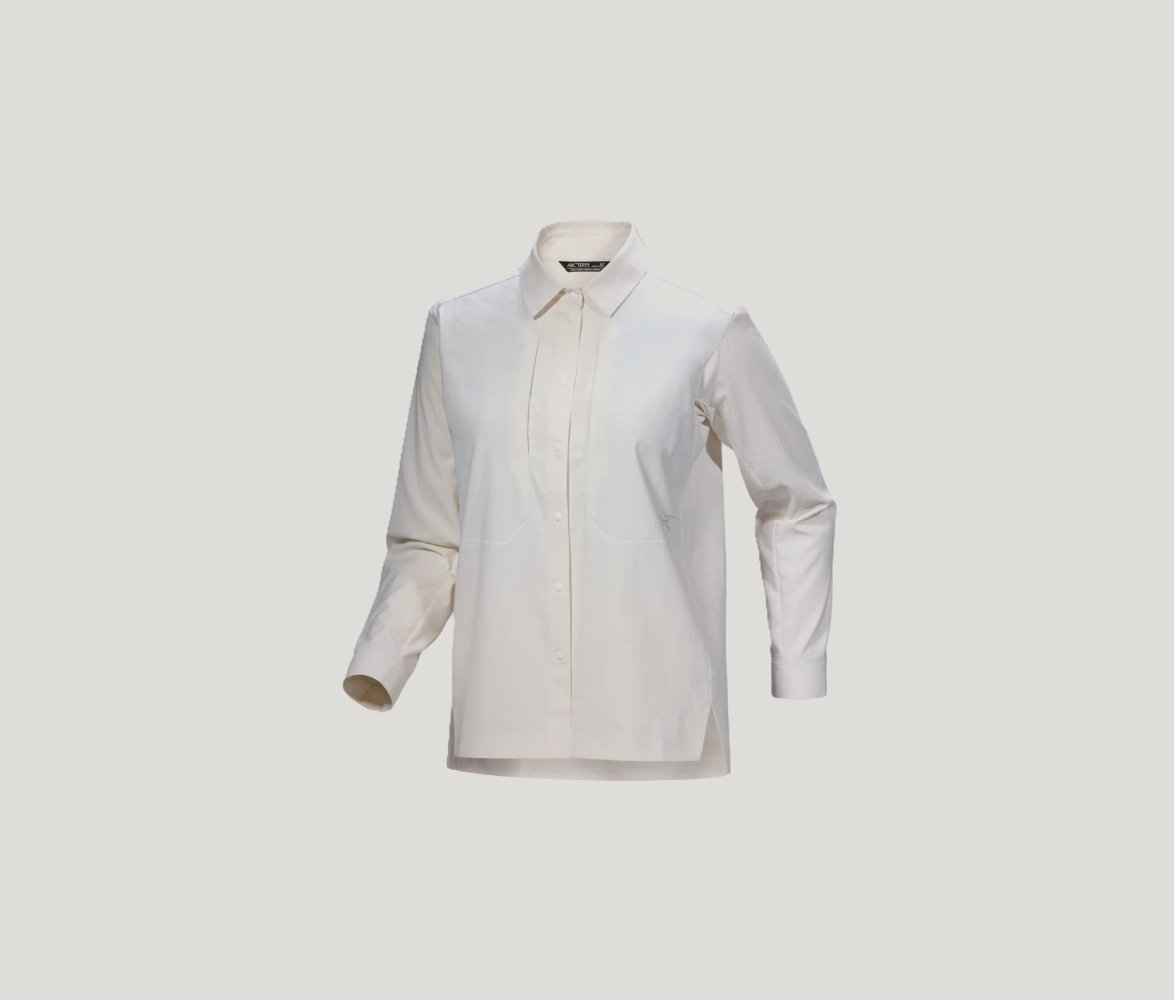 Sima Long Sleeve Shirt Arctic Silk