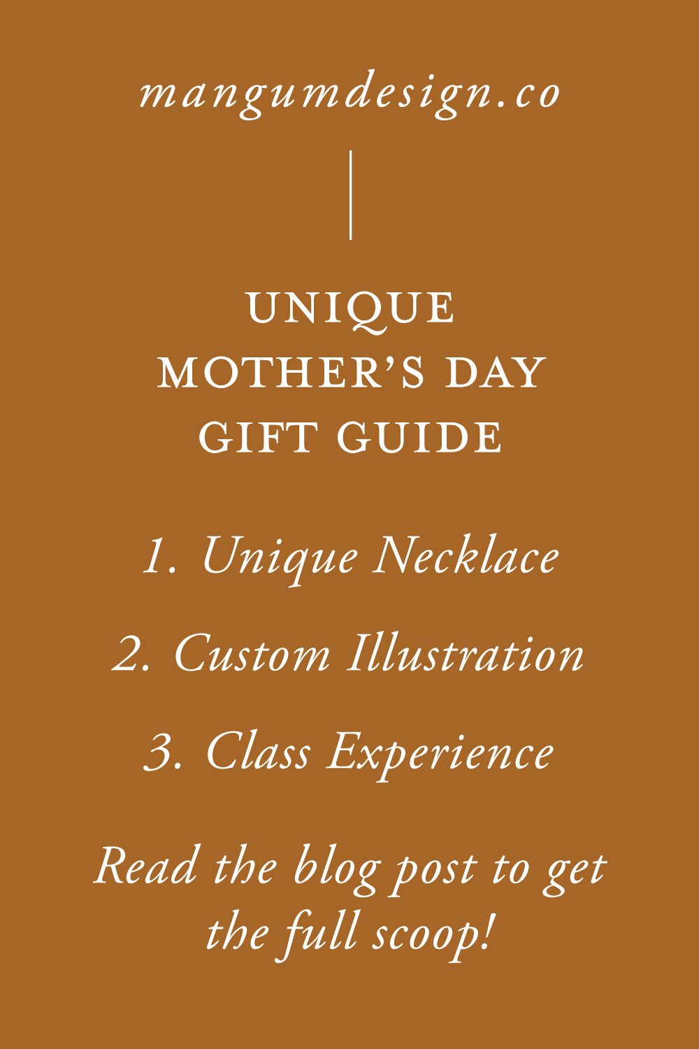  This list contains the perfect Mother’s Day gift ideas for the women in your life. #mangumdesignco #mothersdaygiftguide #mothersday #giftidea #sentimentalgifts #customgiftideas #customillustrations #personalizedjewelry 