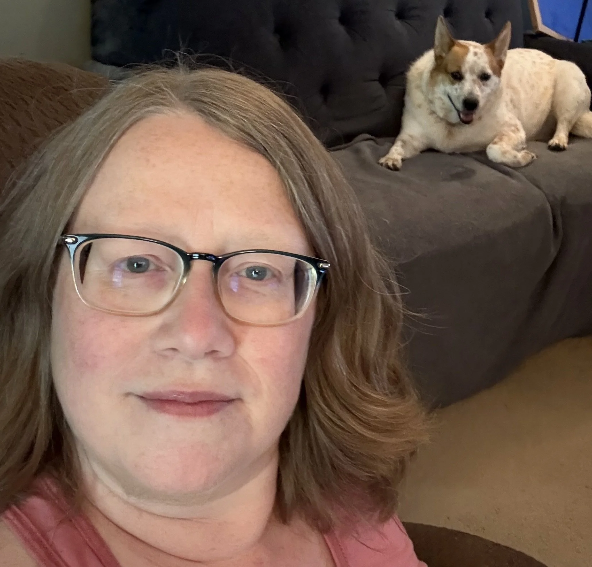 Tina M Cole and Nala