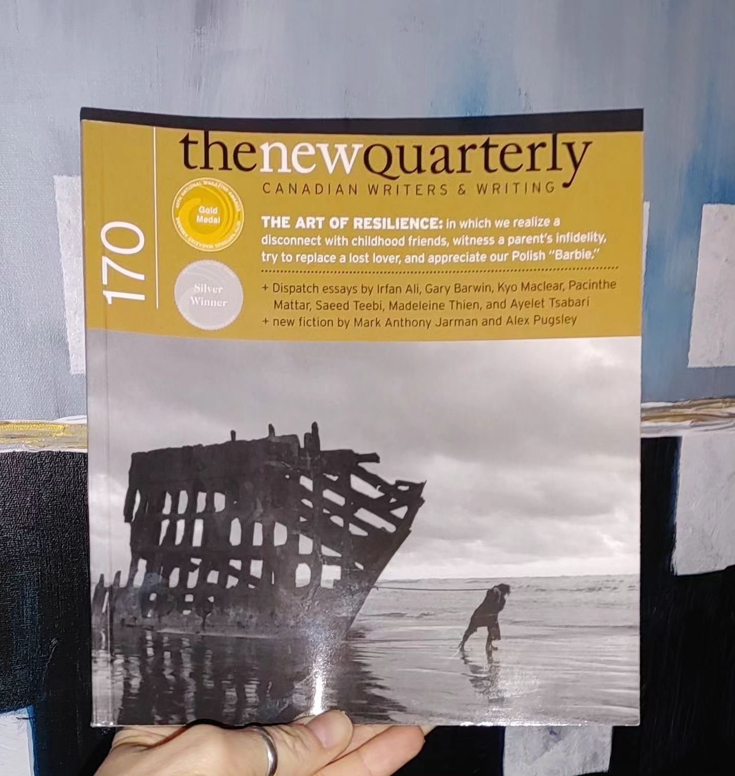 Two great pieces in the latest issue of The New Quarterly. Madeleine Thien and Ayelet Tsabari bringing some nuance and compassion to the current world.