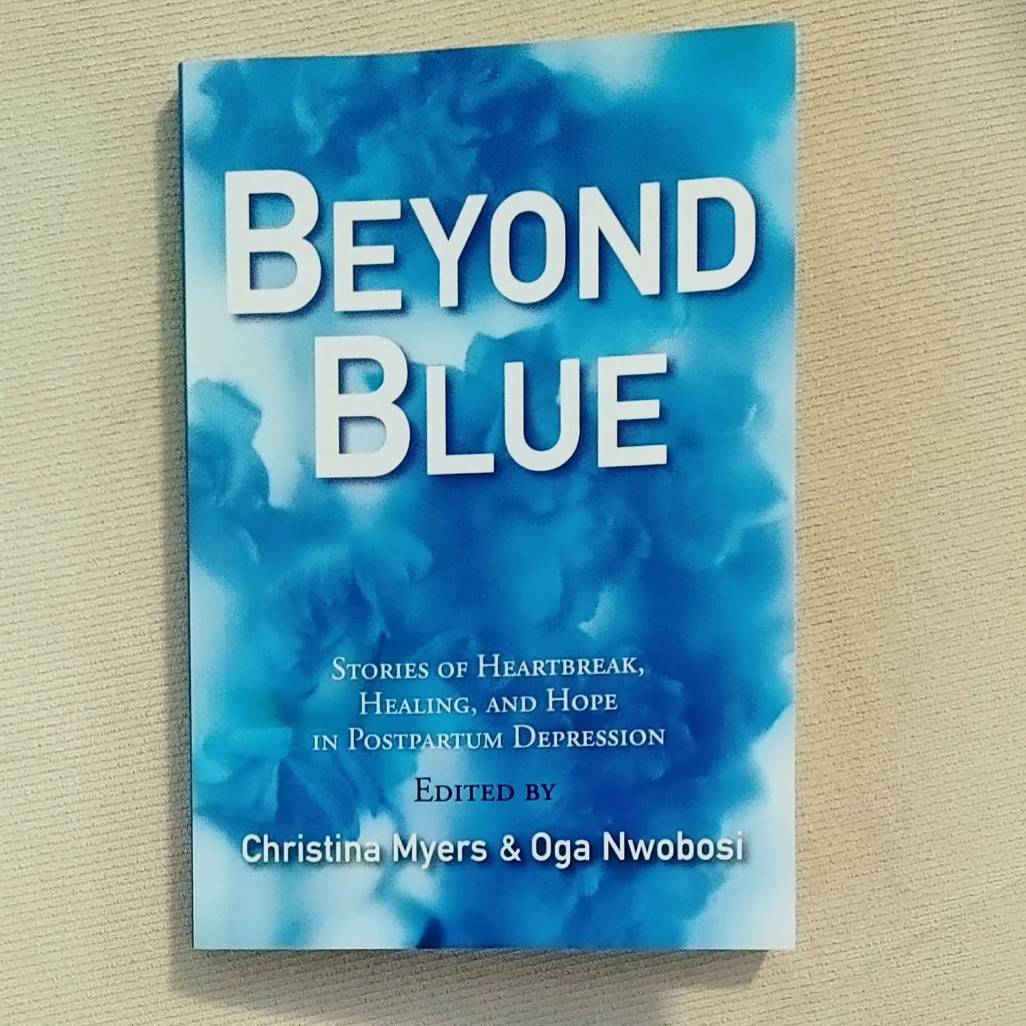 Mail day today! Just got my copy of Beyond Blue - Stories of Heartbreak, Healing, and Hope in Postpartum Depression. 

This is a wonderful anthology put together by @chrismyerswrites and Oga Nwobosi on a topic that isn't shared about enough. 

Thank 