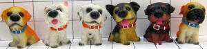 4-810 Resin Dogs - $2.00/$2.25/$2.50