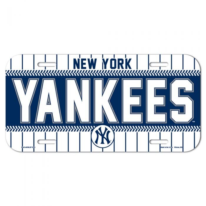 6-821 Yankees Licence Plate - $3.00/$3.50/$3.75