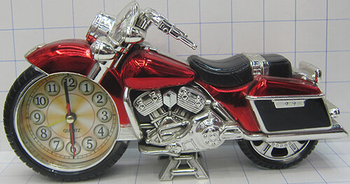 12-701 Motorcycle Clock - $8.00/$9.00/$10.00