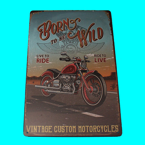 8-812 Asst. Metal Signs- $5.00/$5.50/$6.25