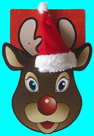 4-722 Santa Hat Hair Clip - $2.00/$2.25/$2.50