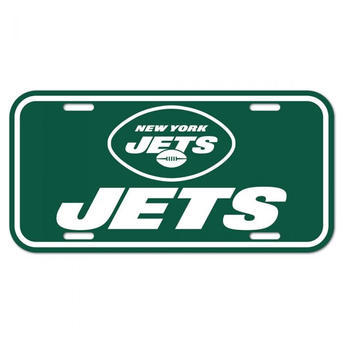 6-821 Jets Licence Plate - $3.00/$3.50/$3.75