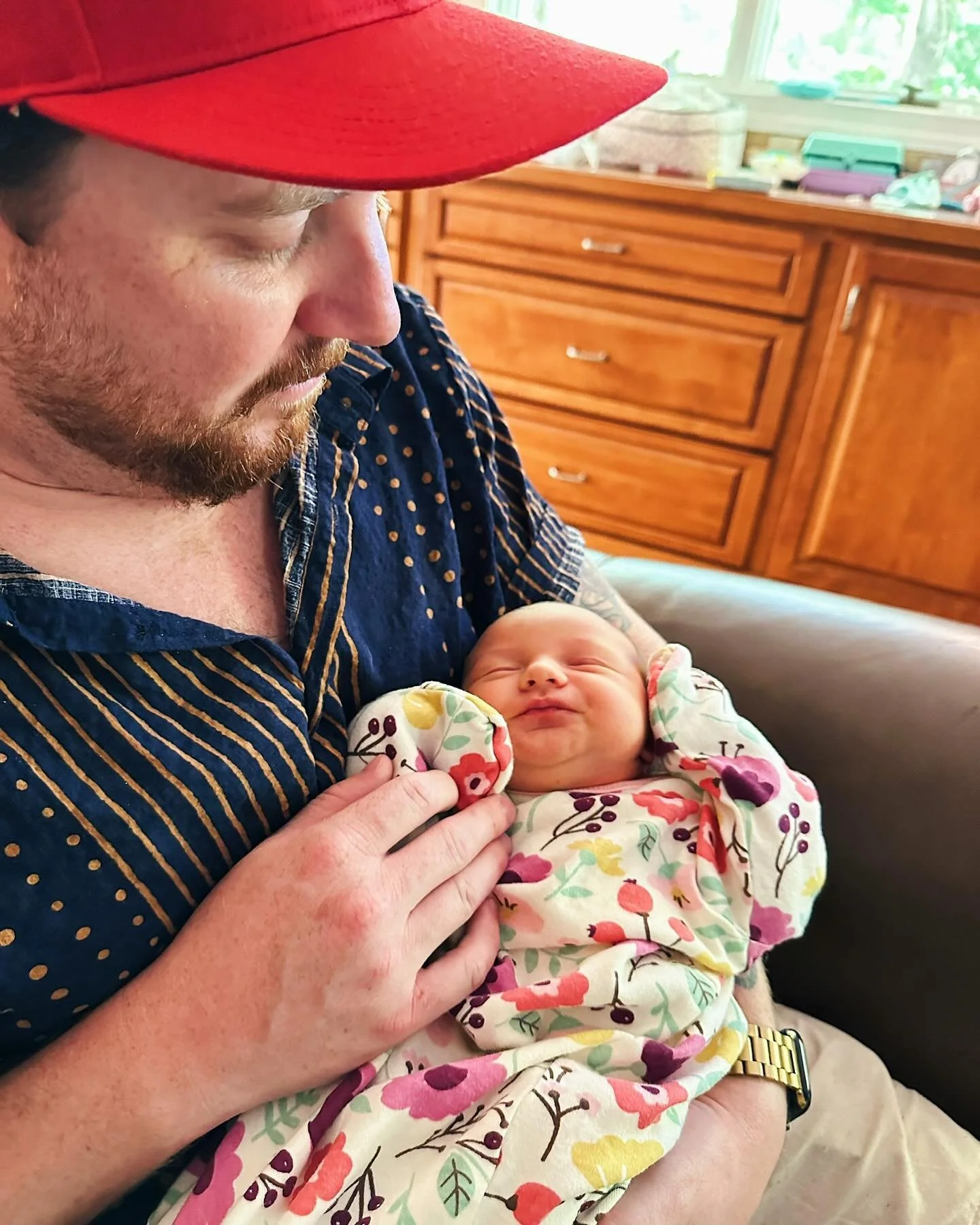 Well, officially outnumbered. Two girls for us, two girls for my sister. Welcome Emmy to the world.