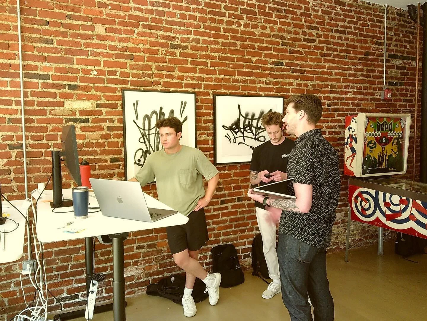 Great day with the @madebycraft crew. Love having a lively design studio, getting shit done and letting loose with good @pizzeriabeddiaphilly za.