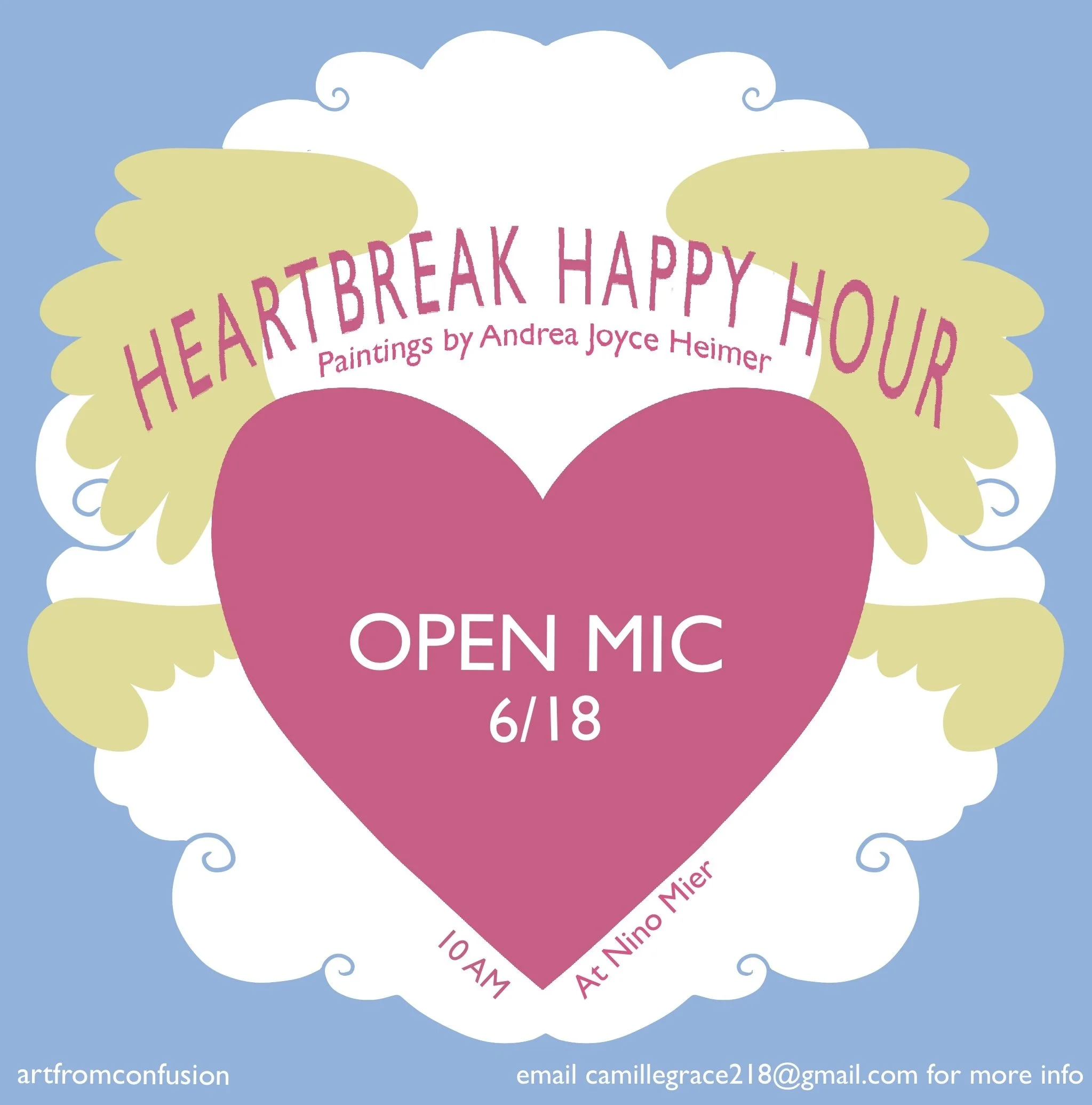 open mic poster